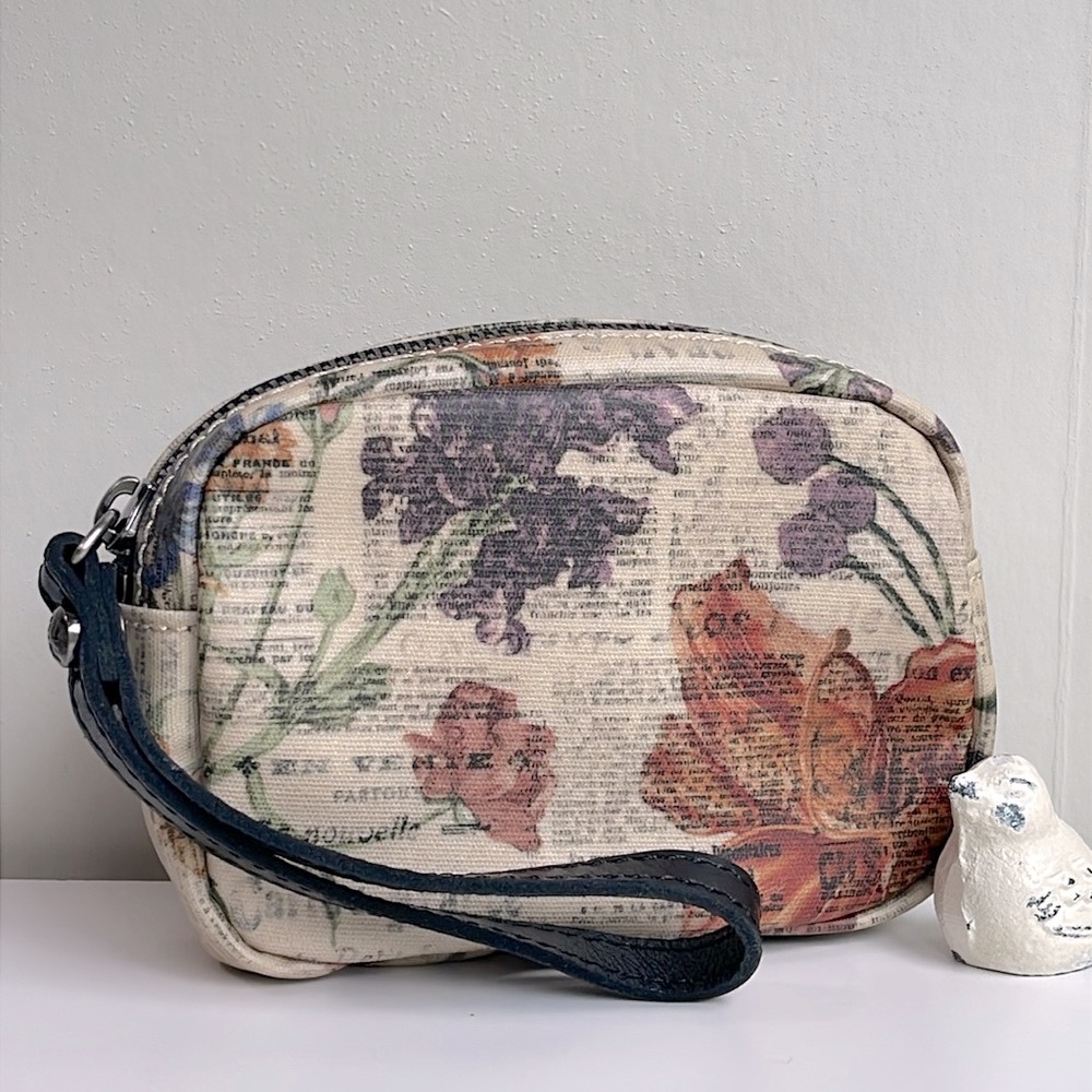 Patricia Nash Floral Print Crossbody Bag Set in Cream, Orange, Purple, Green - Picture 14 of 16